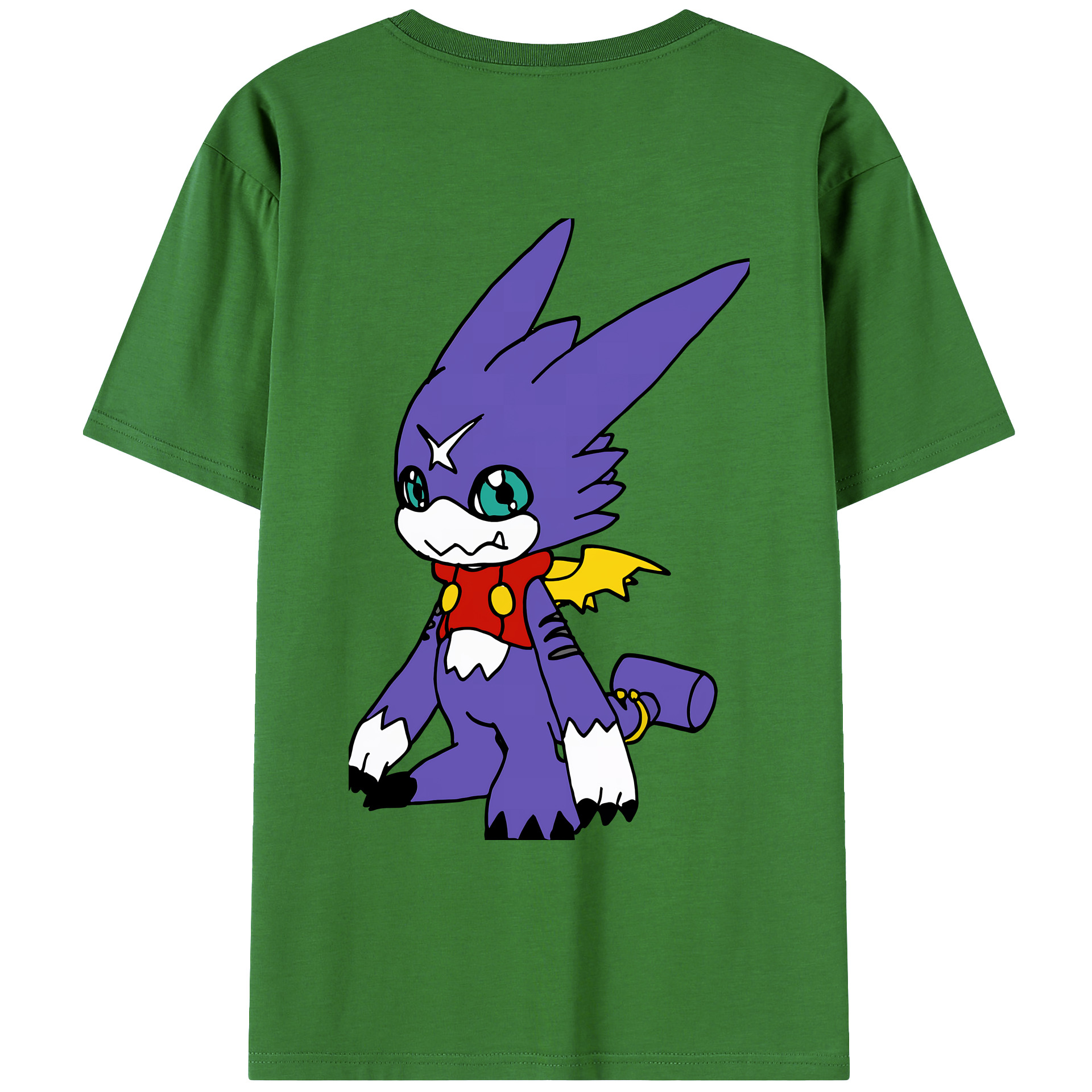 （画像用） Digimon デジタルモンスター/デジモン レディース半袖Tシャツ(バックプリント)